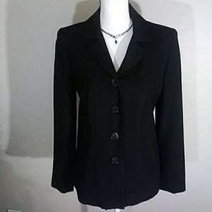 Bebe Black Button Up Blazer Jacket size 2